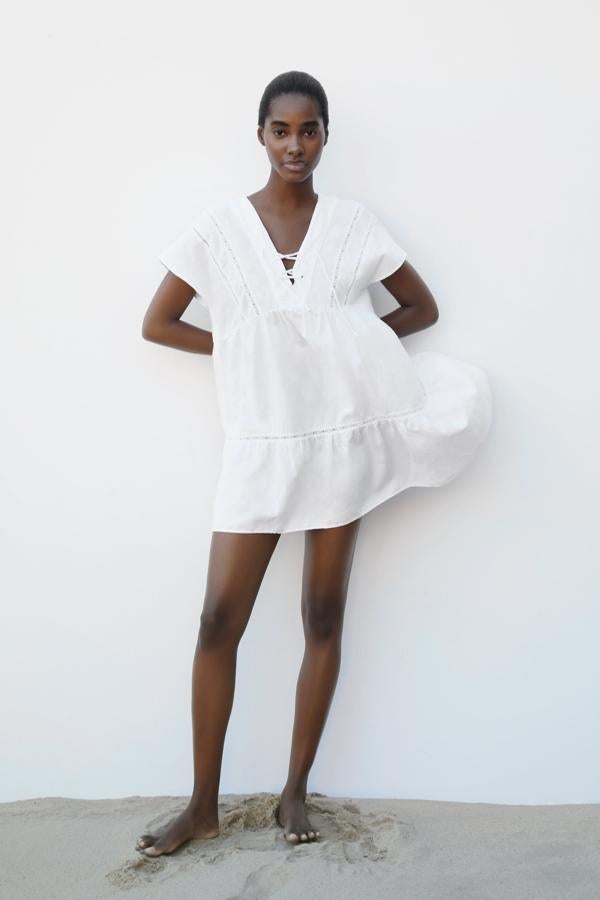 Los vestidos blancos más bonitos están en Zara