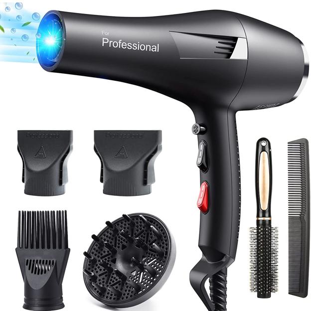 Happygoo Secador Pelo Profesional Iónico 2400W.