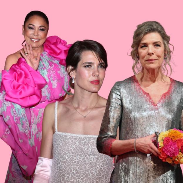 Isabel Pantoja, Carlota Casiraghi y Carolina de Mónaco.