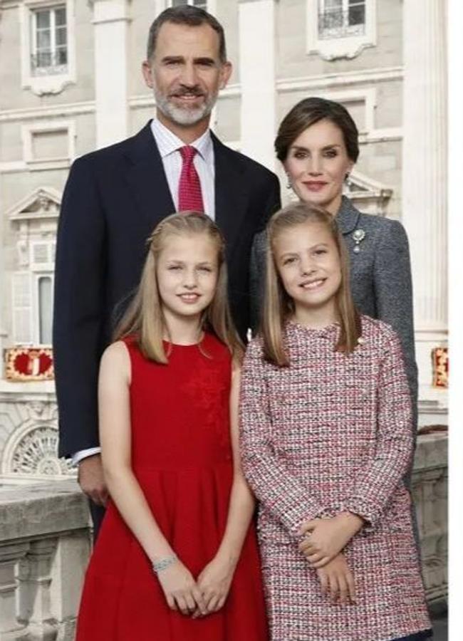 Postal navideña de 2017. (Casa Real).