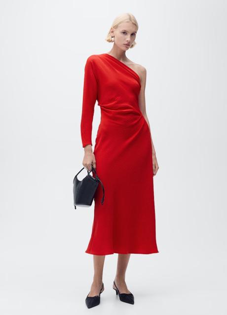 Vestido rojo de Mango (59,95 euros)