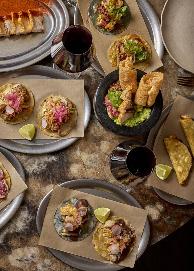 Algunos de los platos que podemos degustar en el restaurante mexicano Mano. / DR