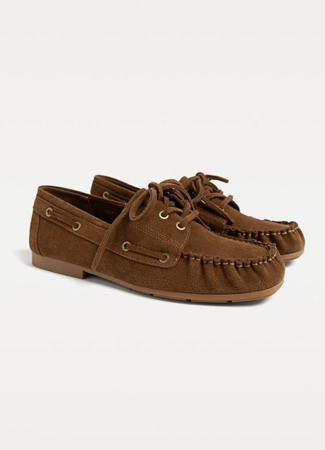 Mocasines náuticos de serraje